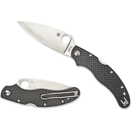 Spyderco 2024 Spyderco Caly 3.5 Carbon Fiber Plain SPY-C144CFPE